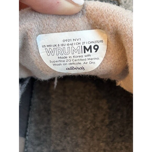 Allbirds Wool Runner Up Mizzles Sneakers Atlas Sz Men's US 9 - Picture 9 of 10